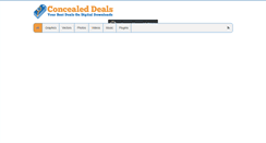 Desktop Screenshot of concealeddeals.com